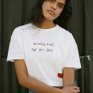 Women Don't Owe You Shit Crop Tee